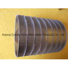 Wedge Wire Screen Cylinders Made From Vee Shaped Wire